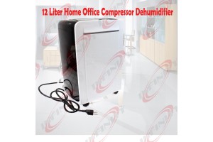 12L Home Office Compressor Dehumidifier AC R134a W/Auto Restart & Drain Hose